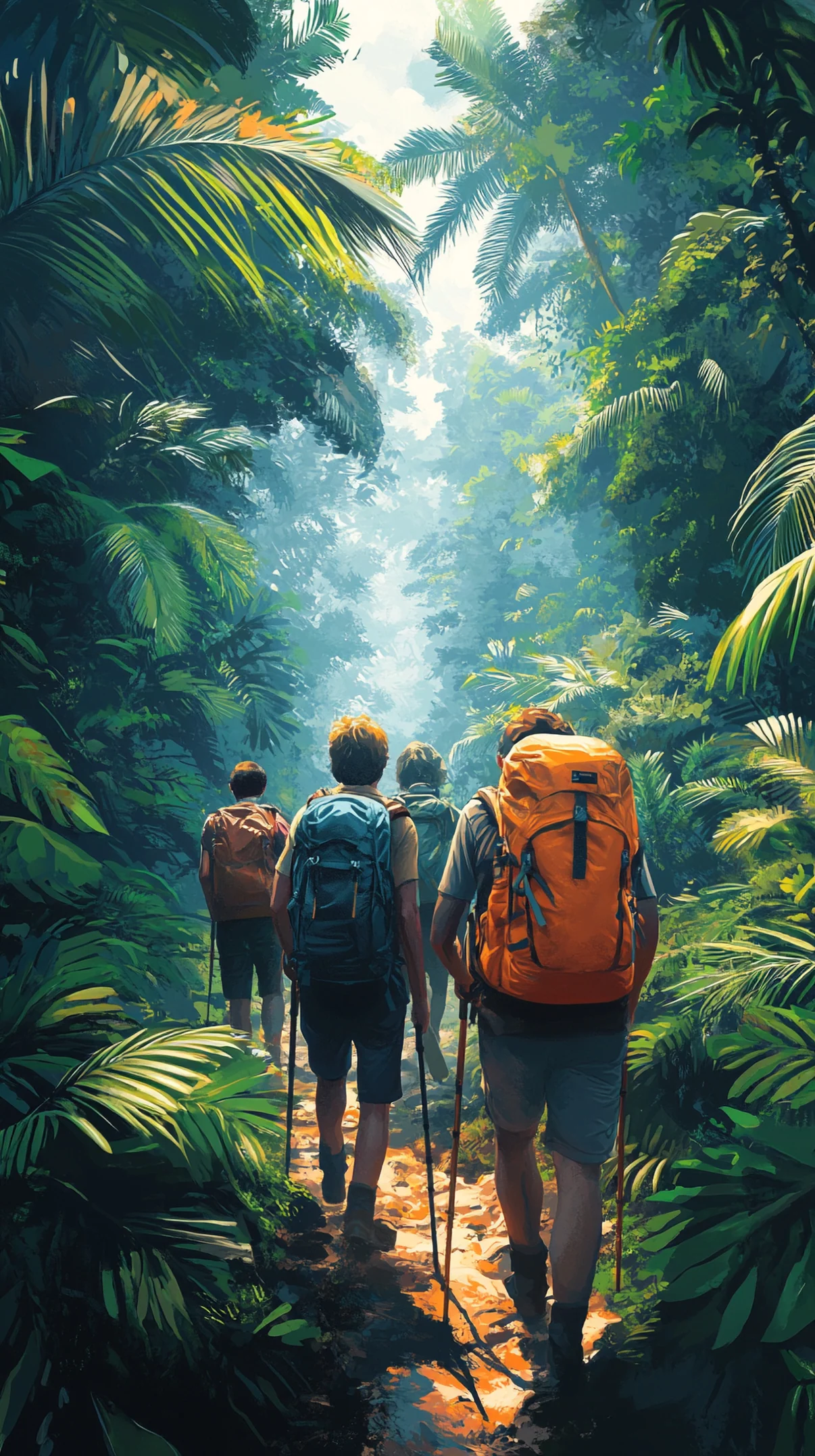 Adventure Group Nature mobile wallpaper