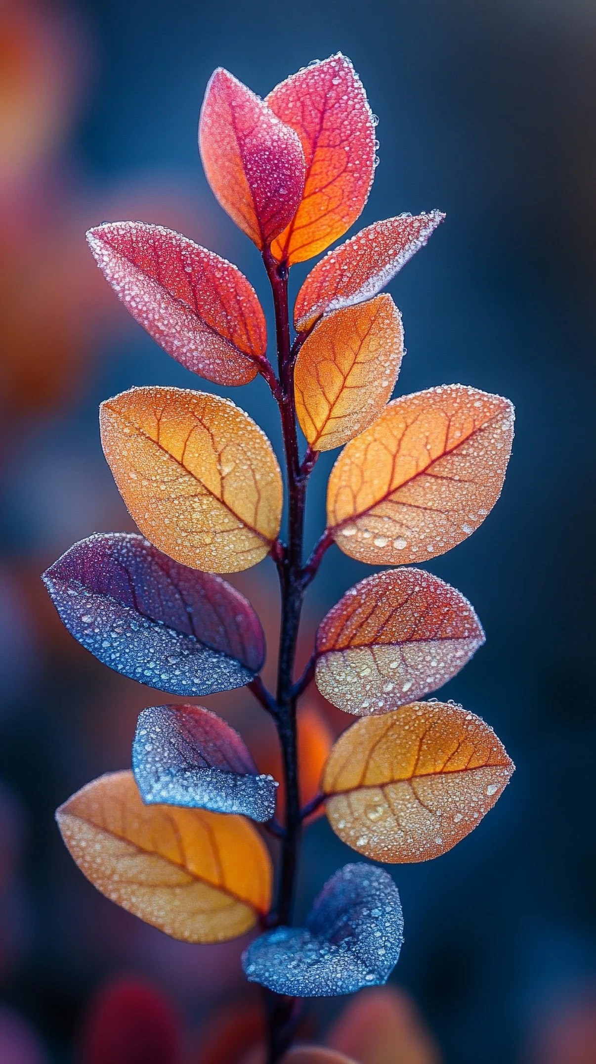 Autumn Dewdrops Nature mobile wallpaper