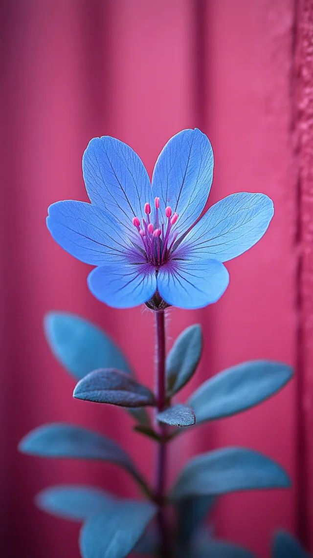 Blue Flower Nature mobile wallpaper