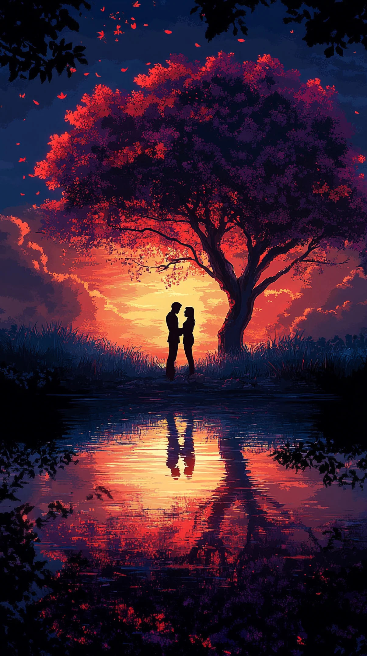 Couple Sunset 3 Aesthetic mobile wallpaper