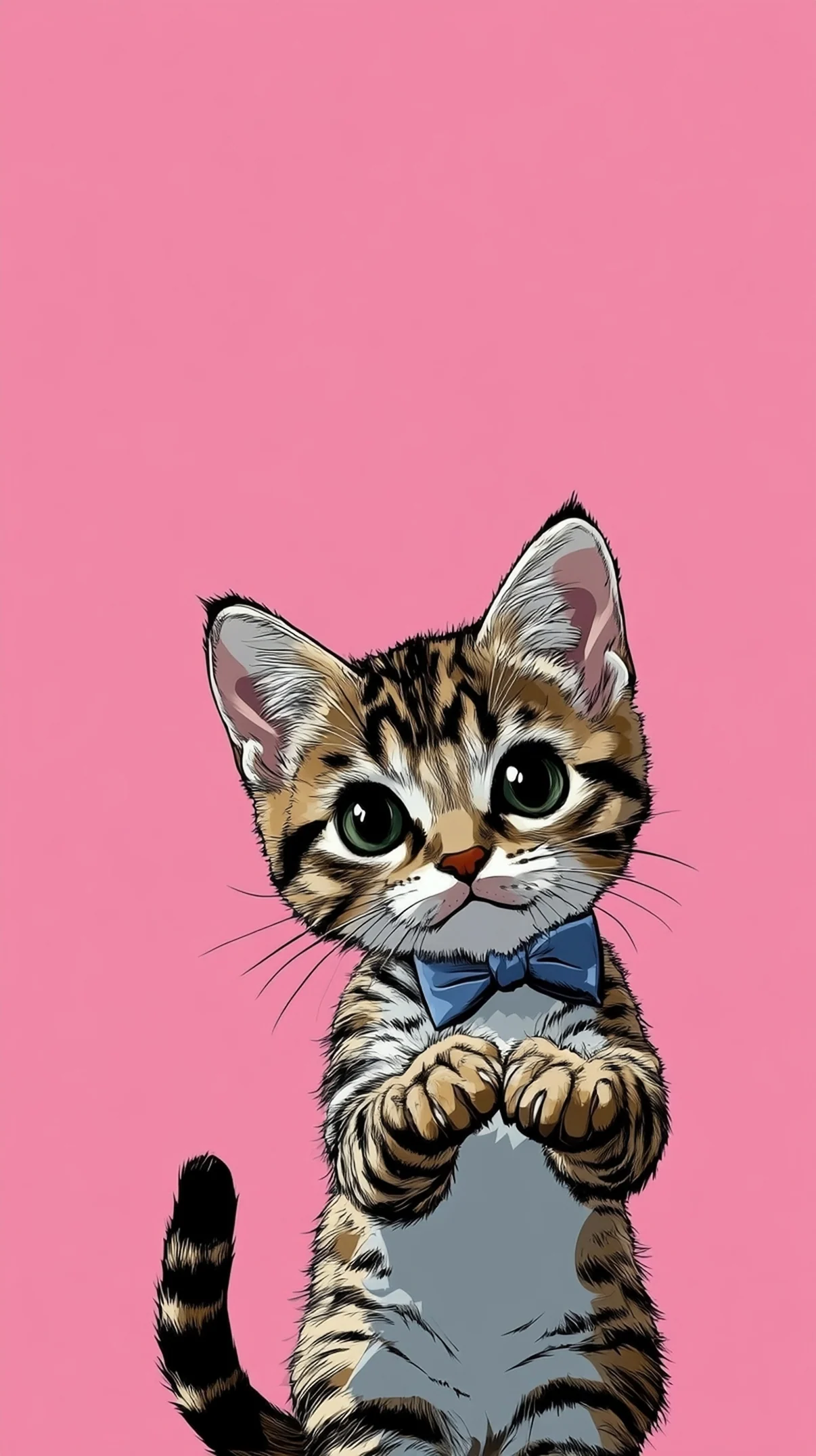 Cute Wall 4 Animals mobile wallpaper