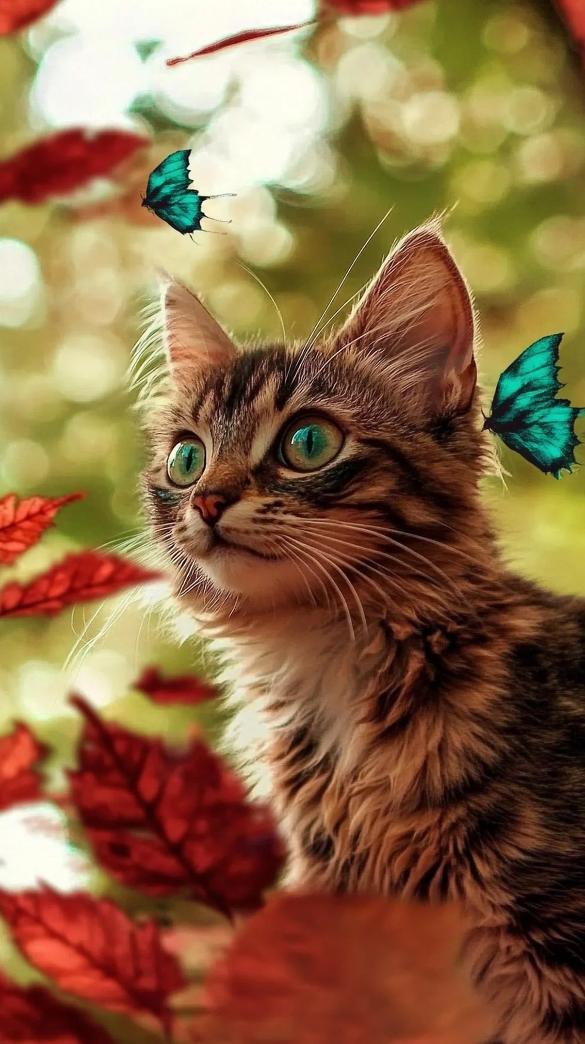 Cute Wall 5 Animals mobile wallpaper