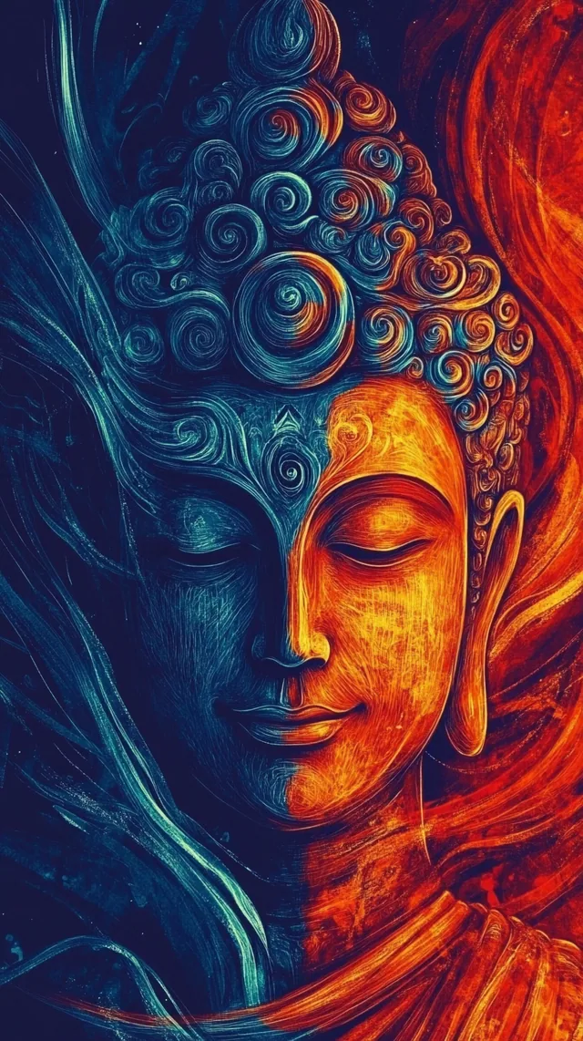 Dark Buddha Spiritual mobile wallpaper