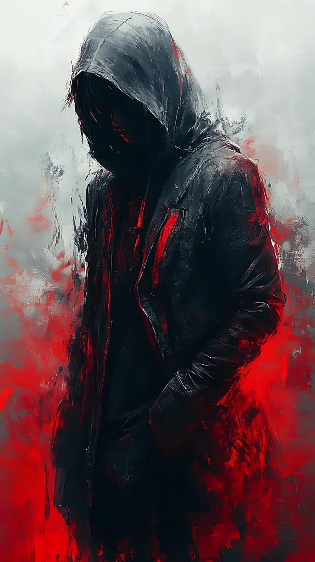 Dark Hoodie Art Dark mobile wallpaper
