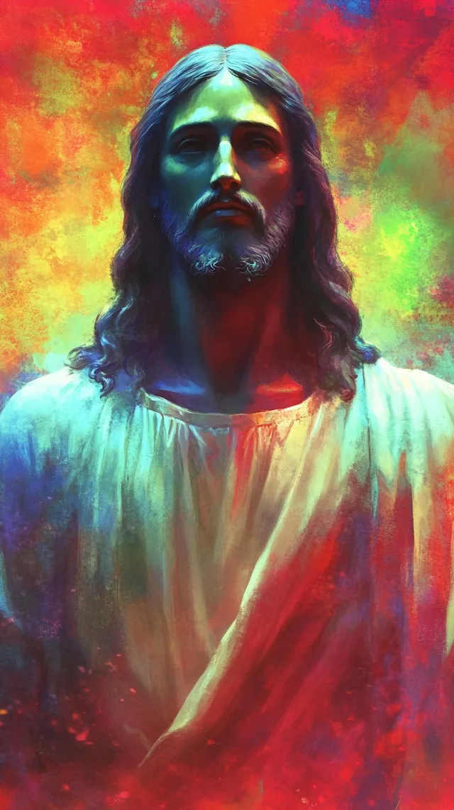 Dark Jesus 1 Spiritual mobile wallpaper