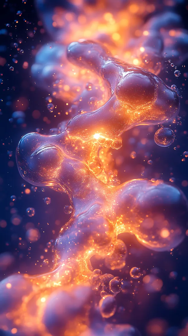 Glow Energy Art Abstract mobile wallpaper