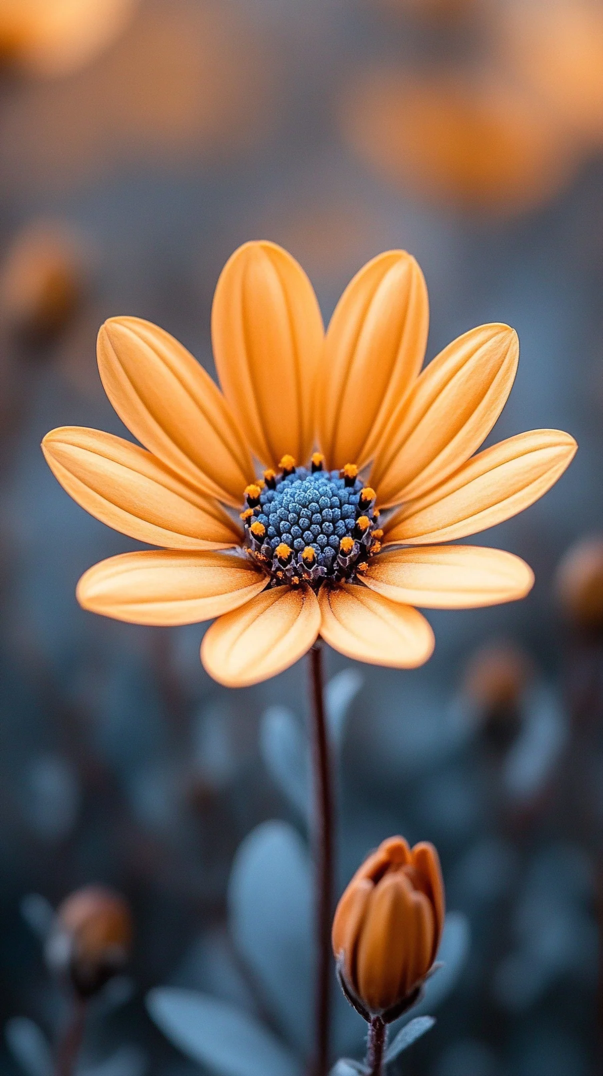 Orange Daisy Nature mobile wallpaper