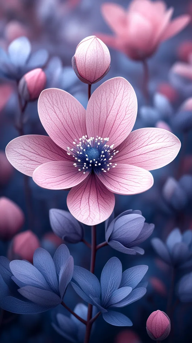Pink Blossom Nature mobile wallpaper