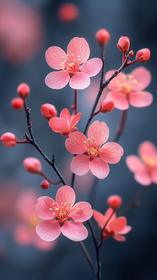 Pink Sakura Nature mobile wallpaper