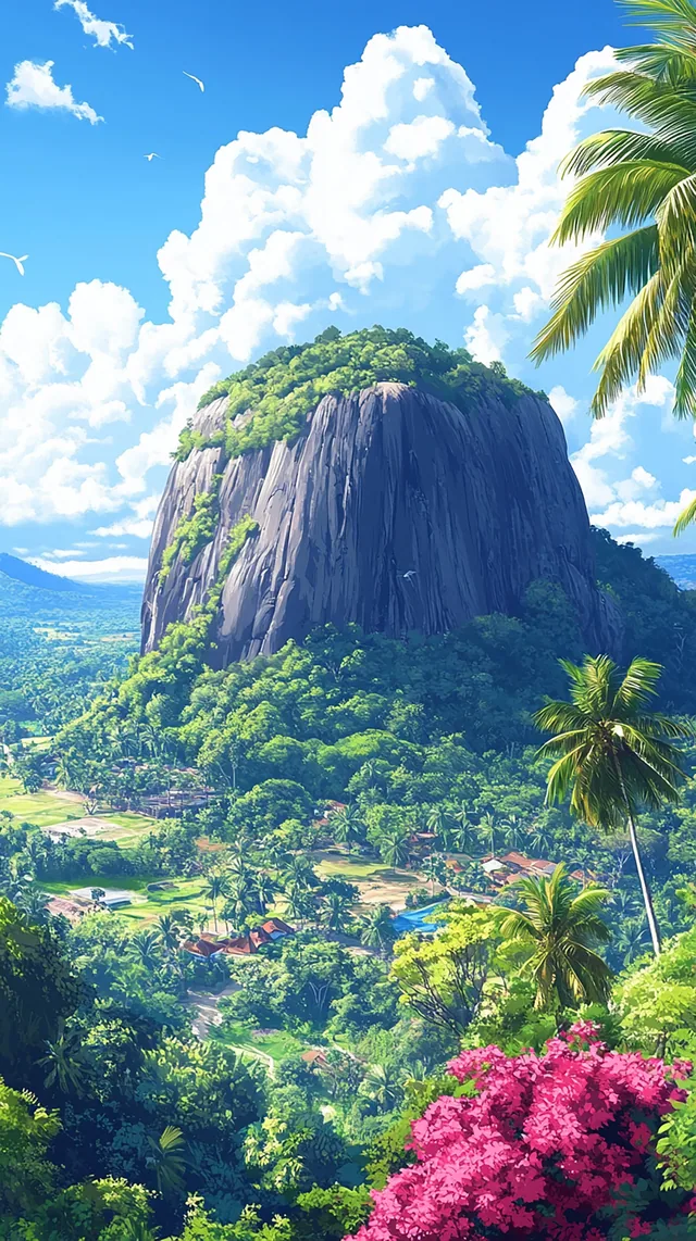 Rock Mountain Nature mobile wallpaper