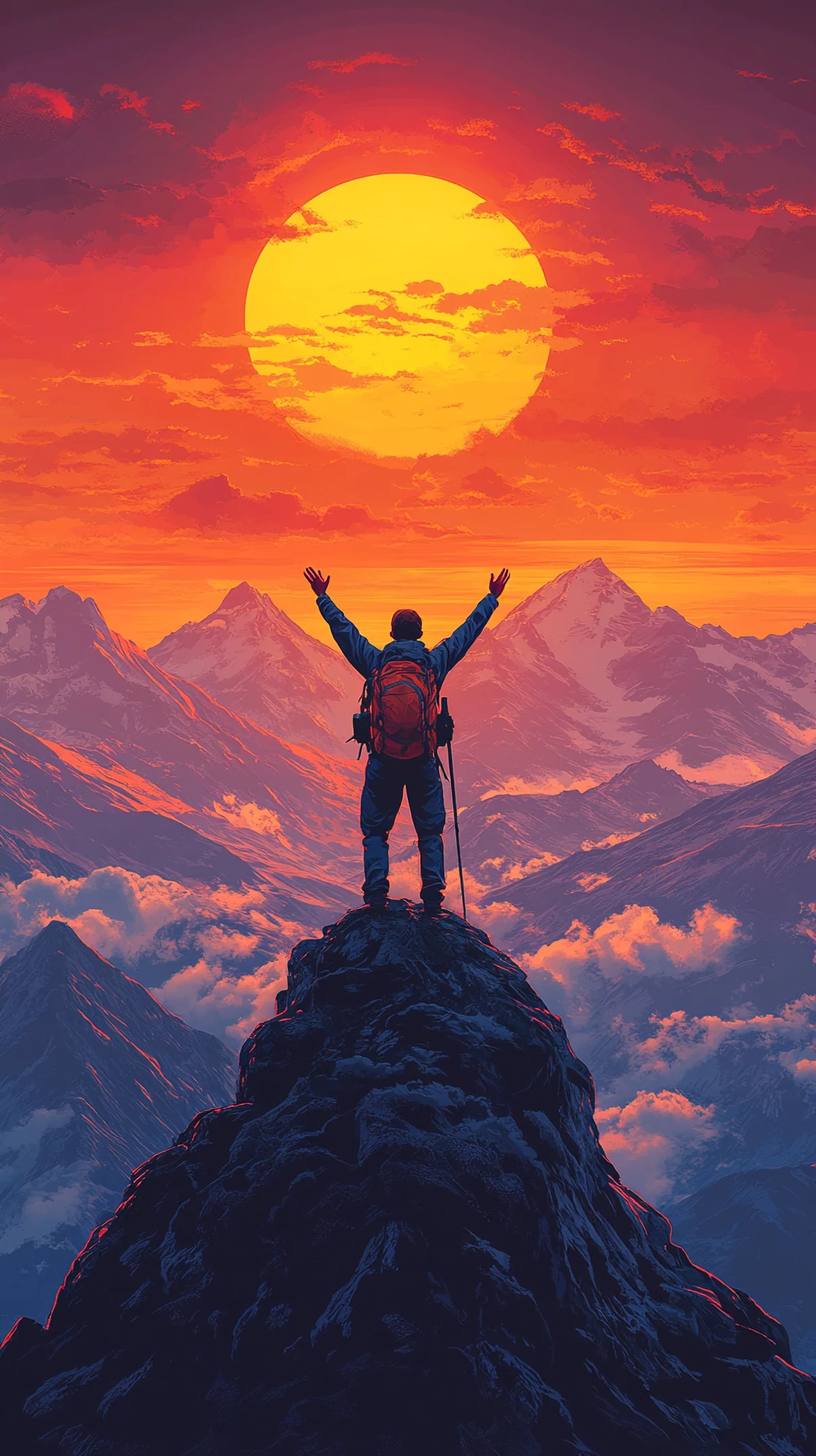 Summit Hiker 2 Nature mobile wallpaper