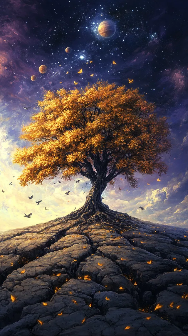 Surreal Tree Nature mobile wallpaper